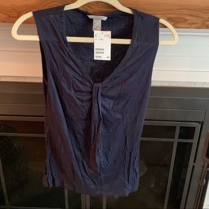 Blue short sleeve top
